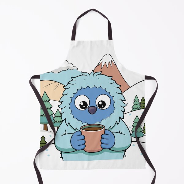 Item preview, luffy Yeti Drinking Hot Chocolate designed and sold by omerfdln34.