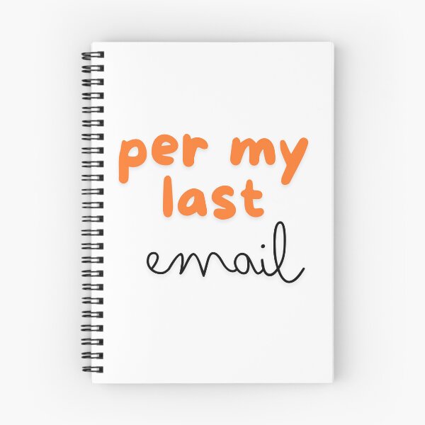 Item preview, Per My Last Email - Funny Office Sticker for Work Humor designed and sold by RadiantRevArt ⭐⭐⭐⭐⭐.