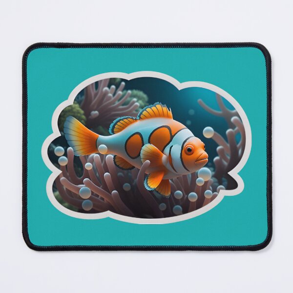 Item preview, Cute Clownfish And A Sea Anemone designed and sold by TheArtOfPat.