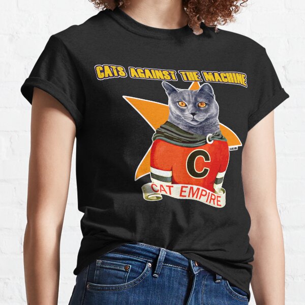 Cat Empire T Shirts Redbubble - grey striped empyre t shirt with tattoos roblox