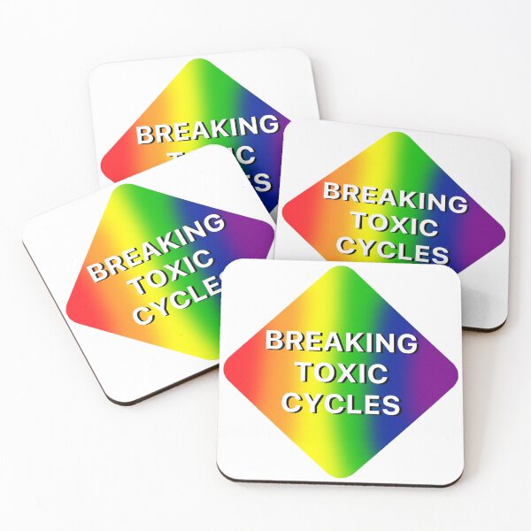 Item preview, Breaking Toxic Cycles Gay Pride designed and sold by Whylimecreates.