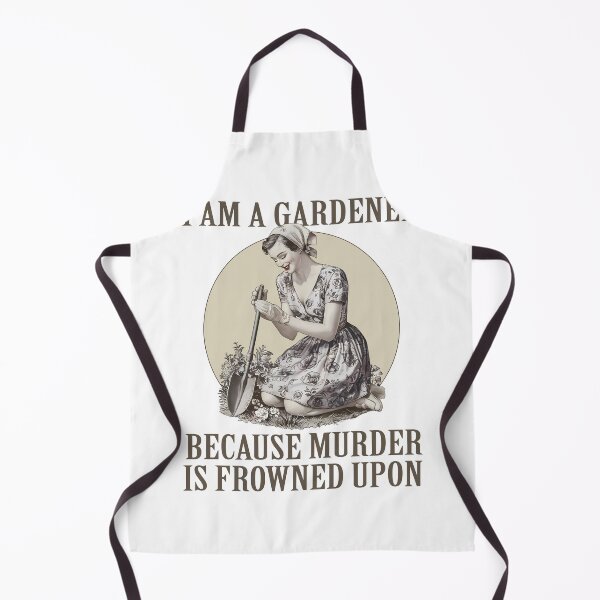 Item preview, Funny Gardening Joke Retro Vintage Gardening Lover Sarcastic Dark Humor designed and sold by Bad Kitty Designz.