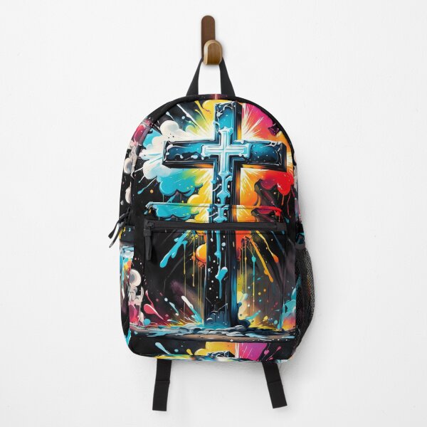 Item preview, Paint Splatter Cross designed and sold by Melissa Salazar.