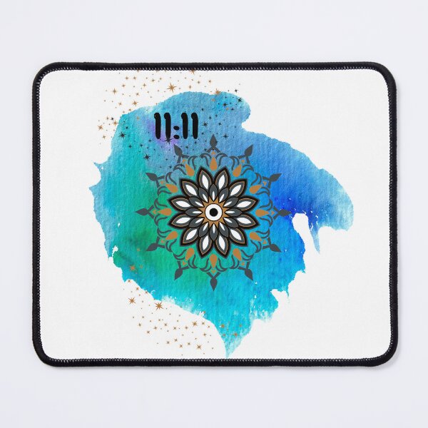 Item preview, 11:11 blue paint abstract designed and sold by sedonavibes1111.