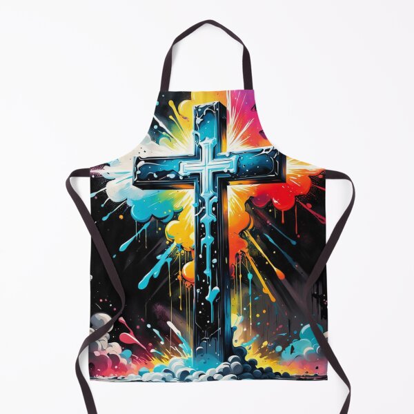 Item preview, Paint Splatter Cross designed and sold by Melissa Salazar.