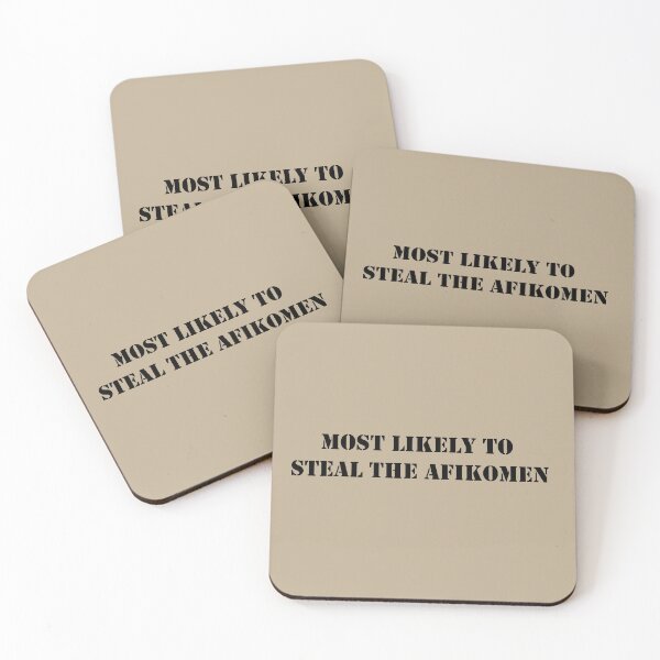 Item preview, Funny Passover Meme that says "Most Likely to Steal the Afikomen", made by EndlessEmporium designed and sold by EndlessEmporium.