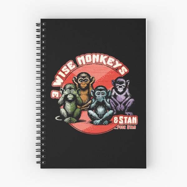 Item preview, 3 Wise Monkeys And Stan designed and sold by raymondjmcd.