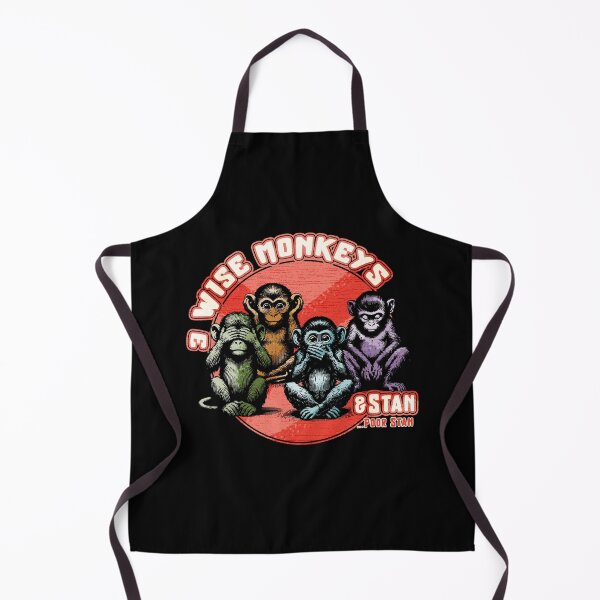 Item preview, 3 Wise Monkeys And Stan designed and sold by raymondjmcd.
