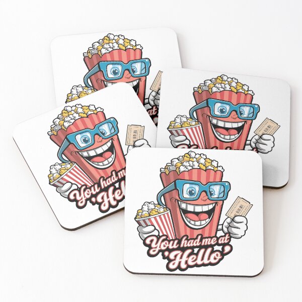 Item preview, Vintage Cute Popcorn Movie Night Kawaii Design designed and sold by Witty Shirts.