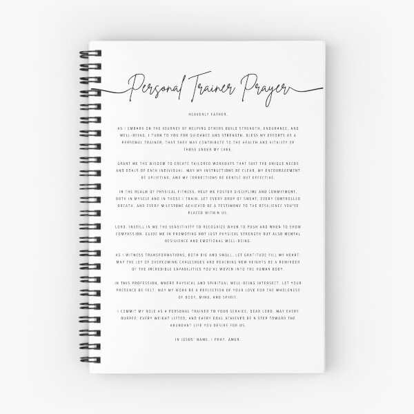 Item preview, Personal Trainer Prayer designed and sold by SwordScripts.