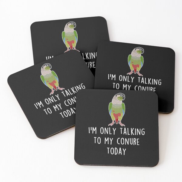Item preview, Green-cheeked Conure Parrot Talking To designed and sold by Clara Hollins.