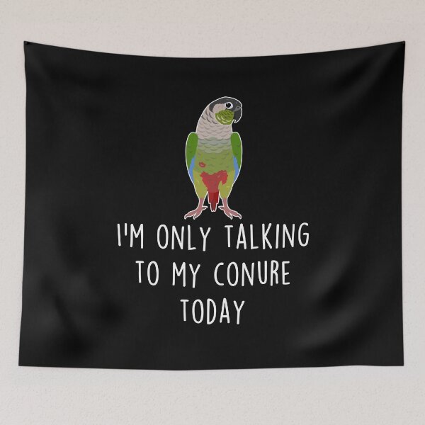 Item preview, Green-cheeked Conure Parrot Talking To designed and sold by Clara Hollins.