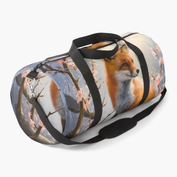 Artikelvorschau, Fuchs-Portrait. Fuchs mit Kirschblüte, Blumenfuchs, Vintage-Fuchs, Fuchs-Gemälde, Rembrandt van Rijnstyle entworfen und verkauft von FoxVibes.