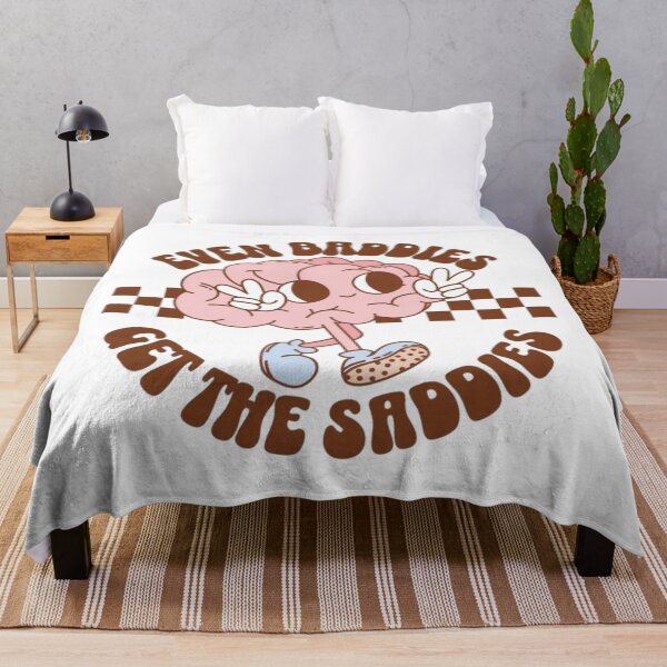 Item preview, Even Baddies Get The Saddies Brain Funny designed and sold by alejandrozero.