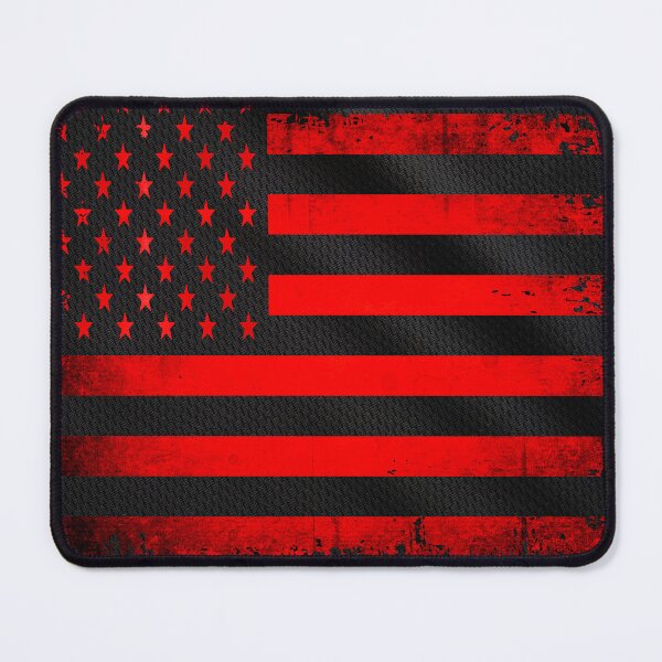 Item preview, Red Grunge American Flag designed and sold by artistwill.