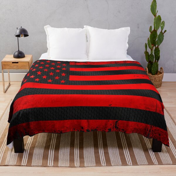 Item preview, Red Grunge American Flag designed and sold by artistwill.