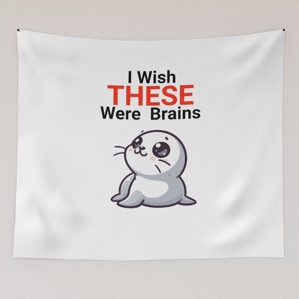 Item preview, i wish these were brains Seal designed and sold by LemuellTrends.