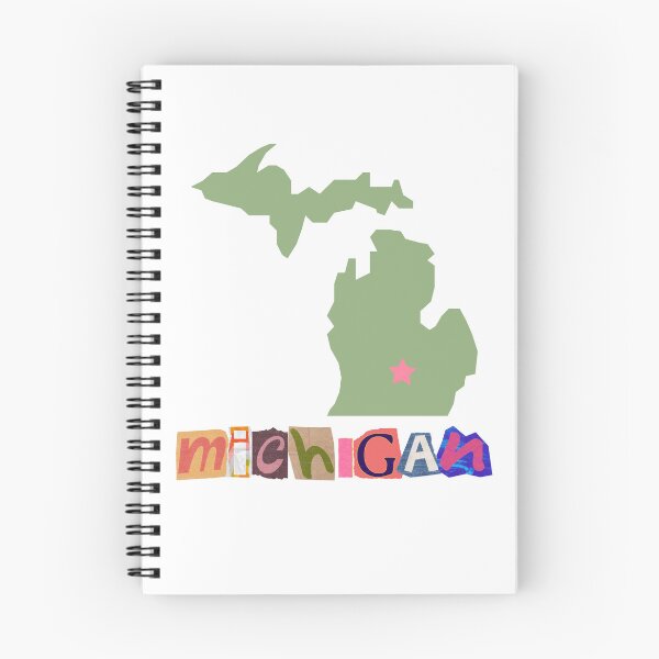 Item preview, Colorful state of Michigan  designed and sold by im-a-librarian.