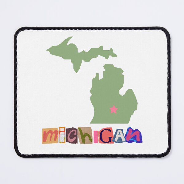 Item preview, Colorful state of Michigan  designed and sold by im-a-librarian.