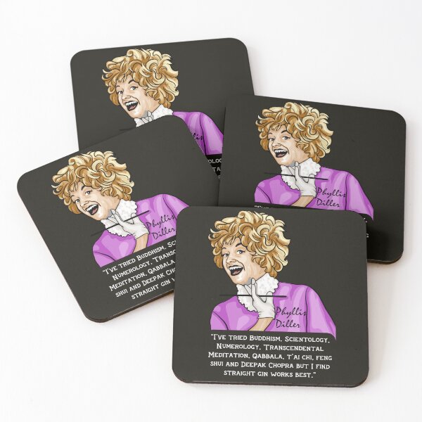 Item preview, Phyllis Diller Portrait and Quote designed and sold by Unhinged Heather.