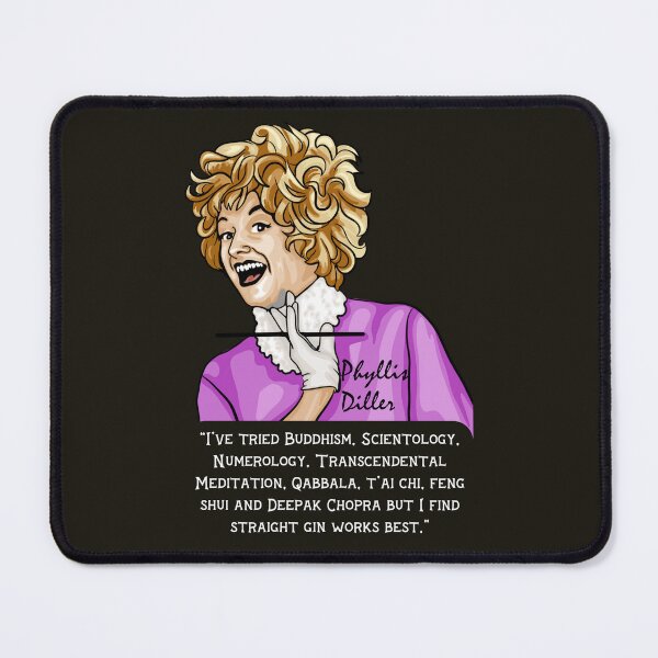 Item preview, Phyllis Diller Portrait and Quote designed and sold by Unhinged Heather.