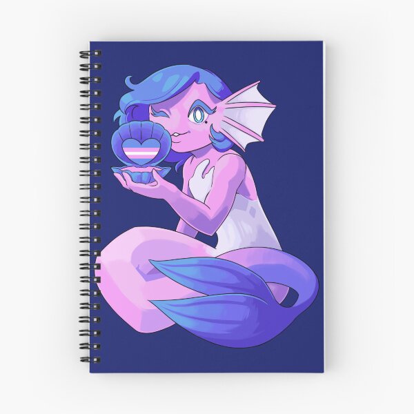 Item preview, Trans pride Mermaid designed and sold by Ailoth.