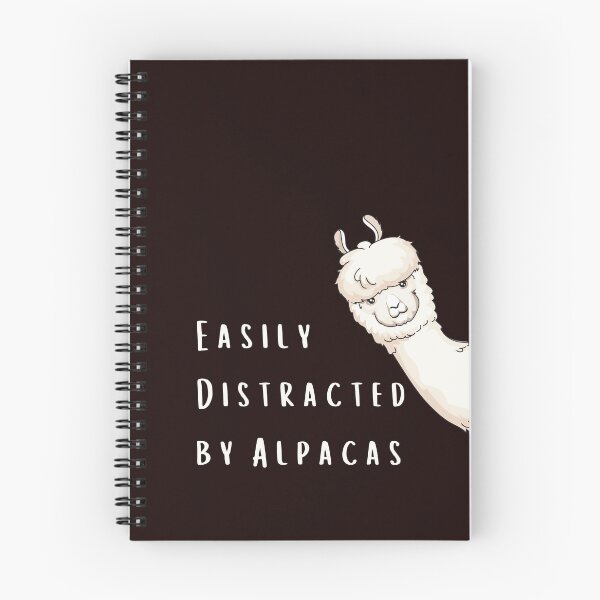 Item preview, Easily Distracted by Alpacas Funny Cute Animals designed and sold by Lispe-Designs.