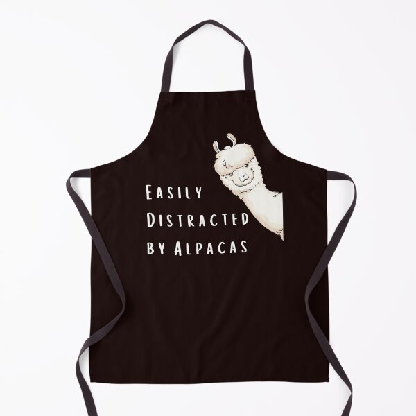 Item preview, Easily Distracted by Alpacas Funny Cute Animals designed and sold by Lispe-Designs.