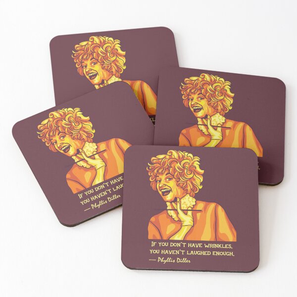 Item preview, Phyllis Diller Portrait and Quote designed and sold by Unhinged Heather.