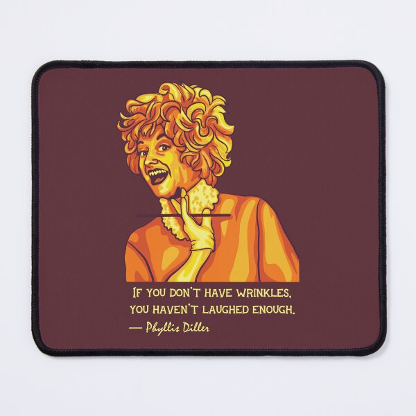 Item preview, Phyllis Diller Portrait and Quote designed and sold by Unhinged Heather.