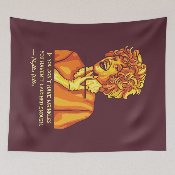Item preview, Phyllis Diller Portrait and Quote designed and sold by Unhinged Heather.