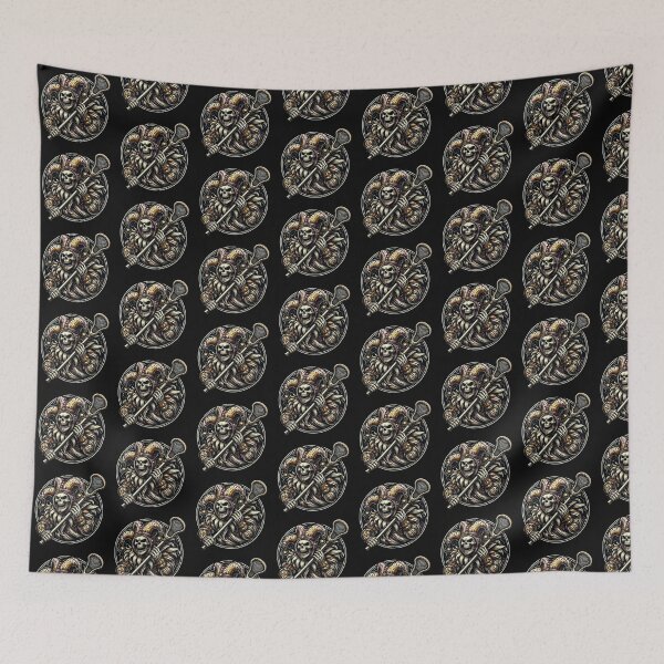 Item preview, Lacrosse Skull Jester  designed and sold by SportsMomsRock.