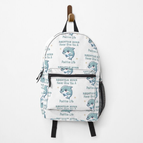 Item preview, negative mind never give you a positive life Dolphin designed and sold by LemuellTrends.