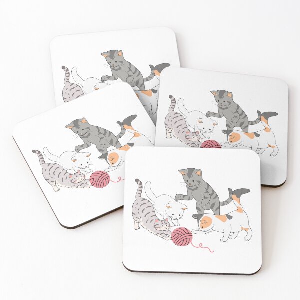 Item preview, Funny cats playing with a ball designed and sold by Abdelillah10.