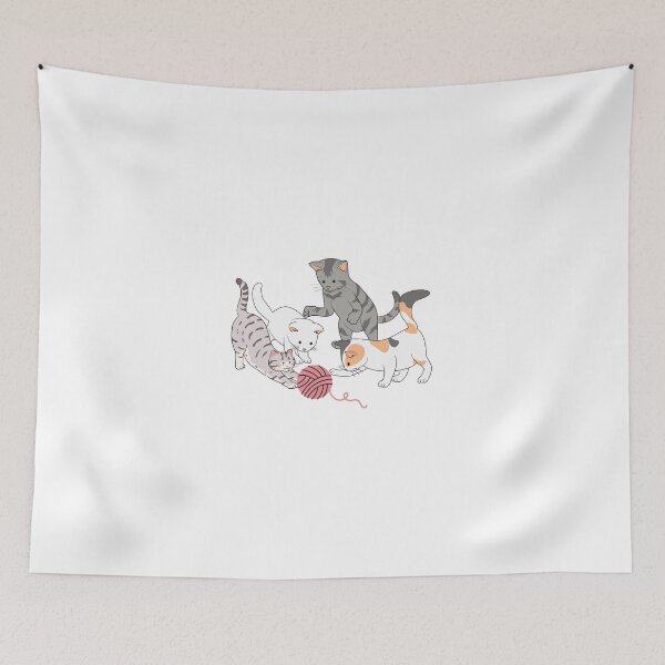Item preview, Funny cats playing with a ball designed and sold by Abdelillah10.