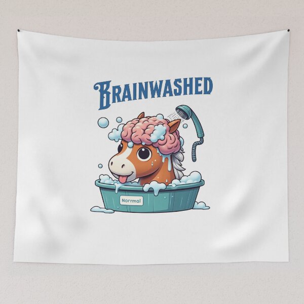 Item preview, brain washed Horse designed and sold by LemuellTrends.