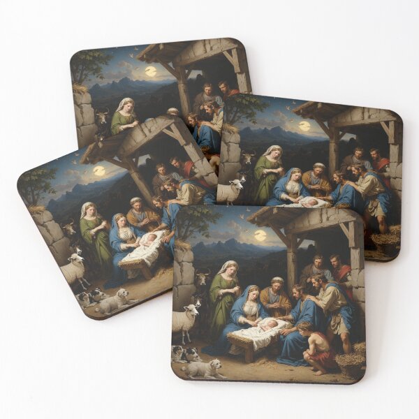 Item preview, Shepherds Visit The Christ Child designed and sold by Leslie Pardew.