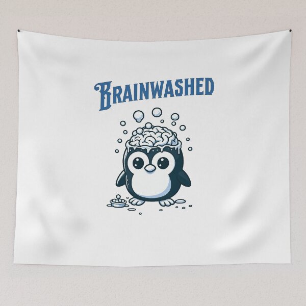 Item preview, brain washed Penguin designed and sold by LemuellTrends.