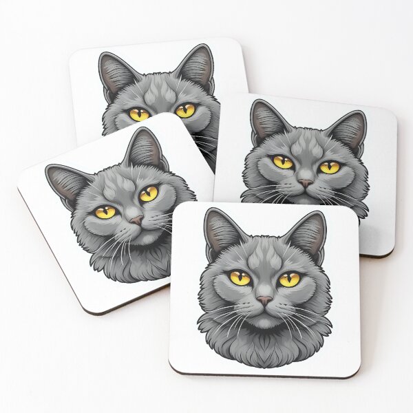 Item preview, Cat - Grey #2 designed and sold by Pokemondundee.