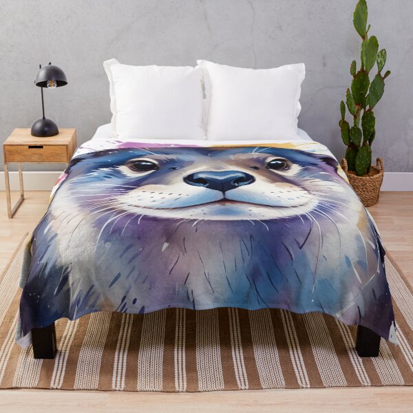 Item preview, Watercolor Sea Otter designed and sold by WildlifeInc.