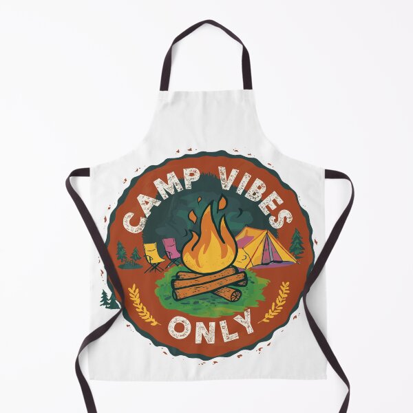 Item preview, Camp Vibes Only: Rustic Campfire Badge Design designed and sold by HahaHandlesHub.