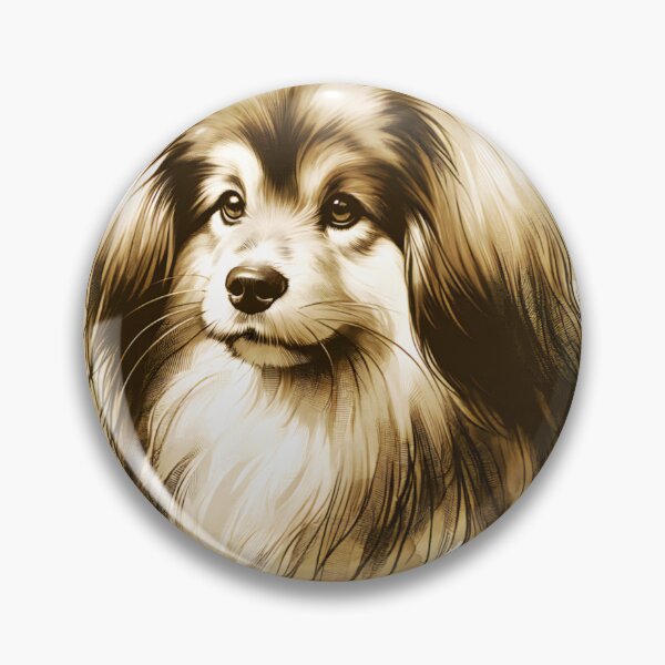 Artikelvorschau, Vintage Aquarell Tibetischer Spaniel entworfen und verkauft von TheAnimalZ00.
