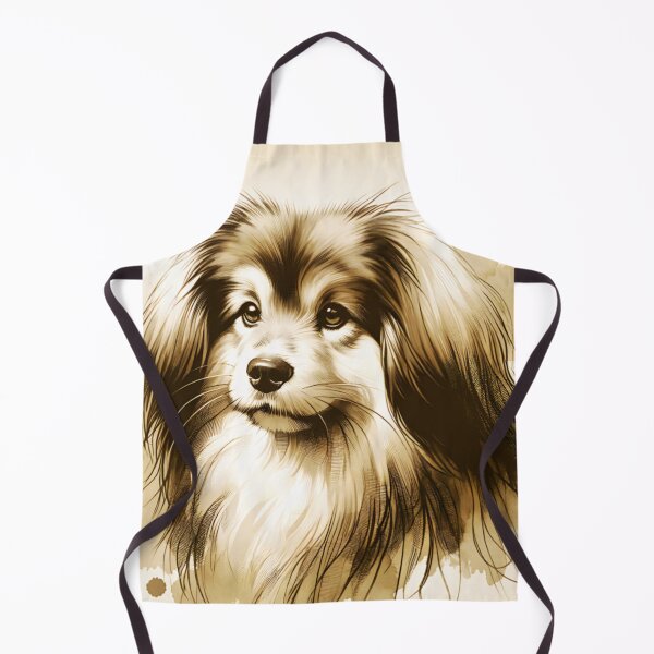 Item preview, Vintage Watercolor Tibetan Spaniel designed and sold by TheAnimalZ00.