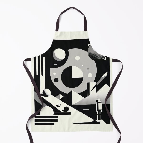 Item preview, Minimalist surreal futuristic robot and alien landscape designed and sold by SunkenCost.