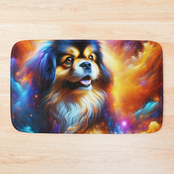 Artikelvorschau, Tibetischer Spaniel mit Galaxienhintergrund entworfen und verkauft von TheAnimalZ00.