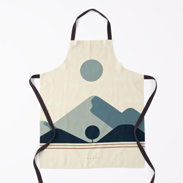 Item preview, Minimalist landscape with tree and mountain designed and sold by SunkenCost.