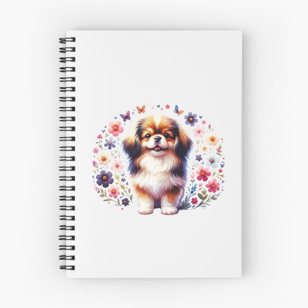 Item preview, Floral Tibetan Spaniel Puppy designed and sold by TheAnimalZ00.