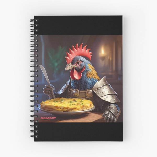 Item preview, High Crested Member of the Royal Dawn Patrol Presides Over a Spanish Tortilla Late for Breakfast designed and sold by Michael Cotto.