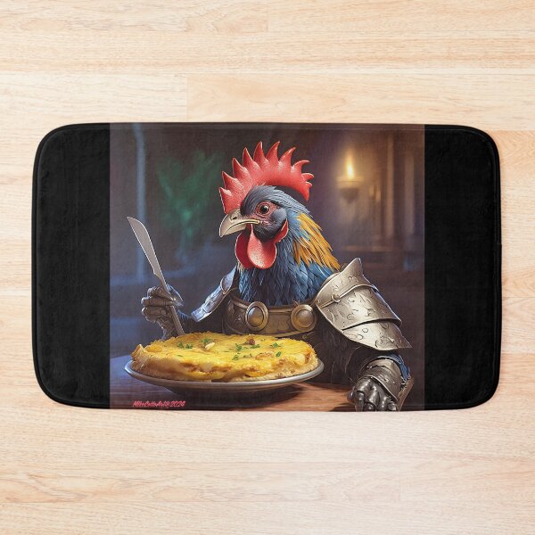 Item preview, High Crested Member of the Royal Dawn Patrol Presides Over a Spanish Tortilla Late for Breakfast designed and sold by Michael Cotto.