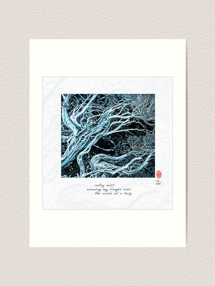 Alternate view of Valley Mist Art Print